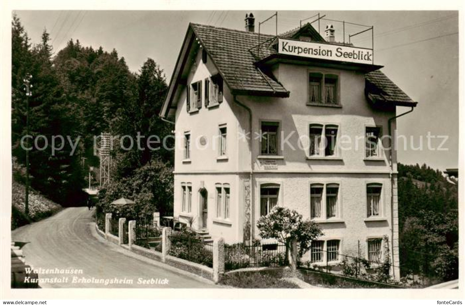 13797483 Walzenhausen AR Kurpension Seeblick Kuranstalt Erholungsheim Walzenhaus - Sonstige & Ohne Zuordnung