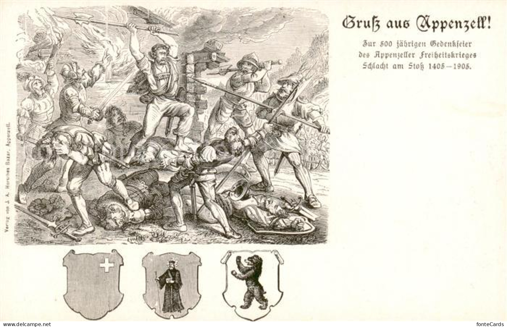 13795683 Appenzell IR Zur 500jaehrigen Gedenkfeier Des Appenzeller Freiheitskrie - Altri & Non Classificati