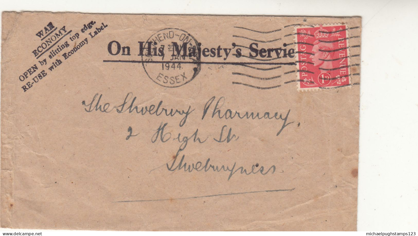 G.B. / Wartime Rationing / Official Mail / Essex / Sugar / Honey - Non Classés