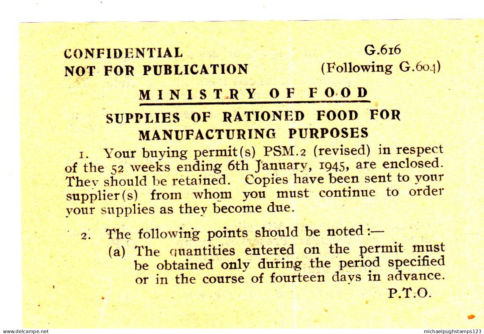 G.B. / Wartime Rationing / Official Mail / Essex / Sugar / Honey - Sin Clasificación