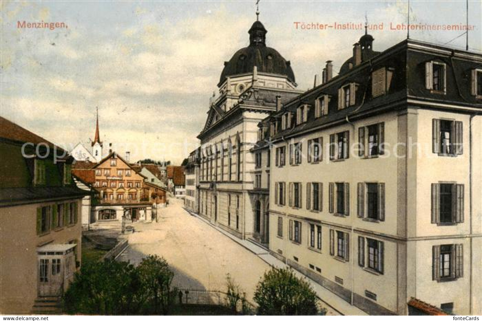 13791533 Menzingen  ZG Toechter-Institut U. Lehrerinnenseminar  - Otros & Sin Clasificación