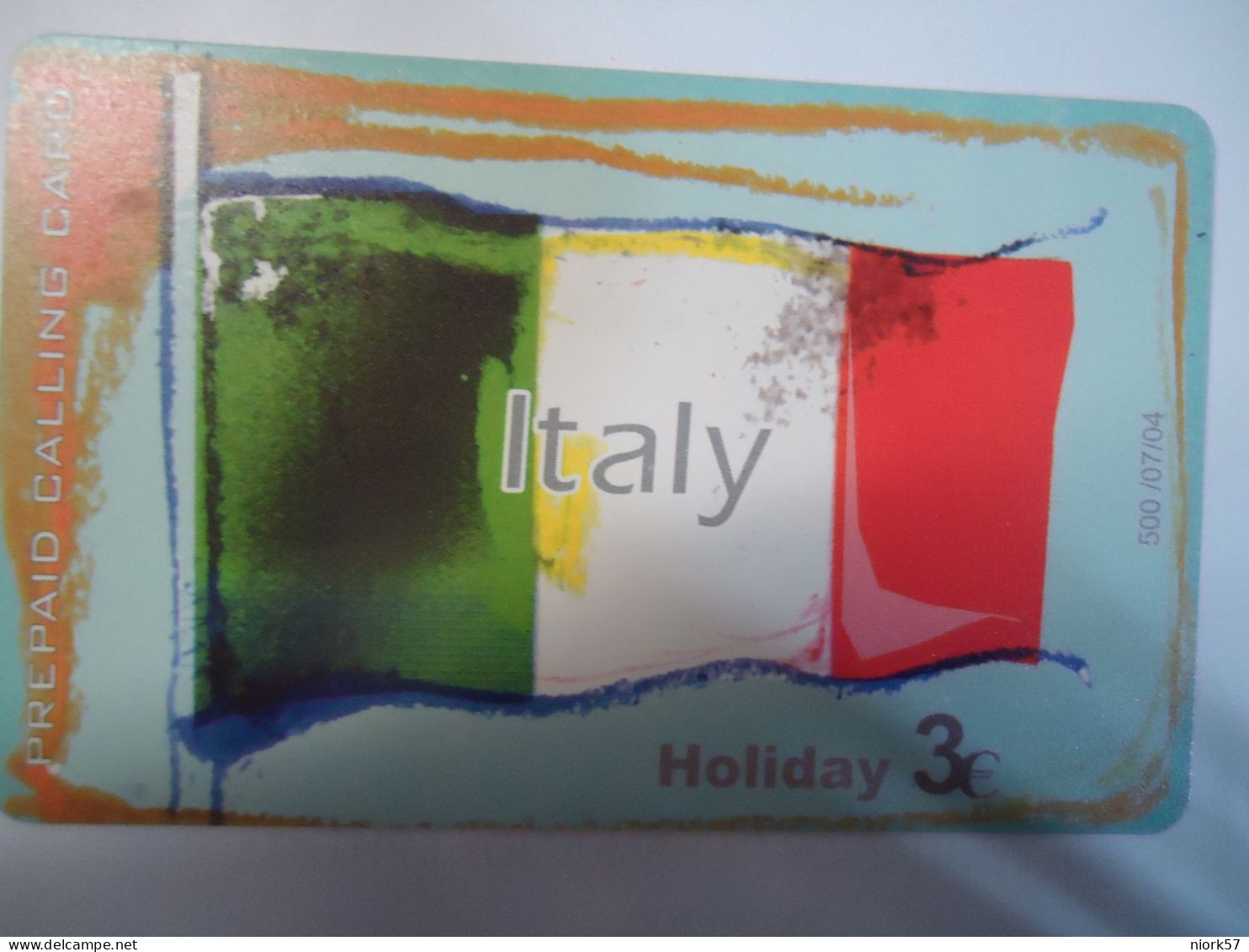 ITALY GREECE USED PHONECARDS   FLAG  TIR.500 - Otros & Sin Clasificación