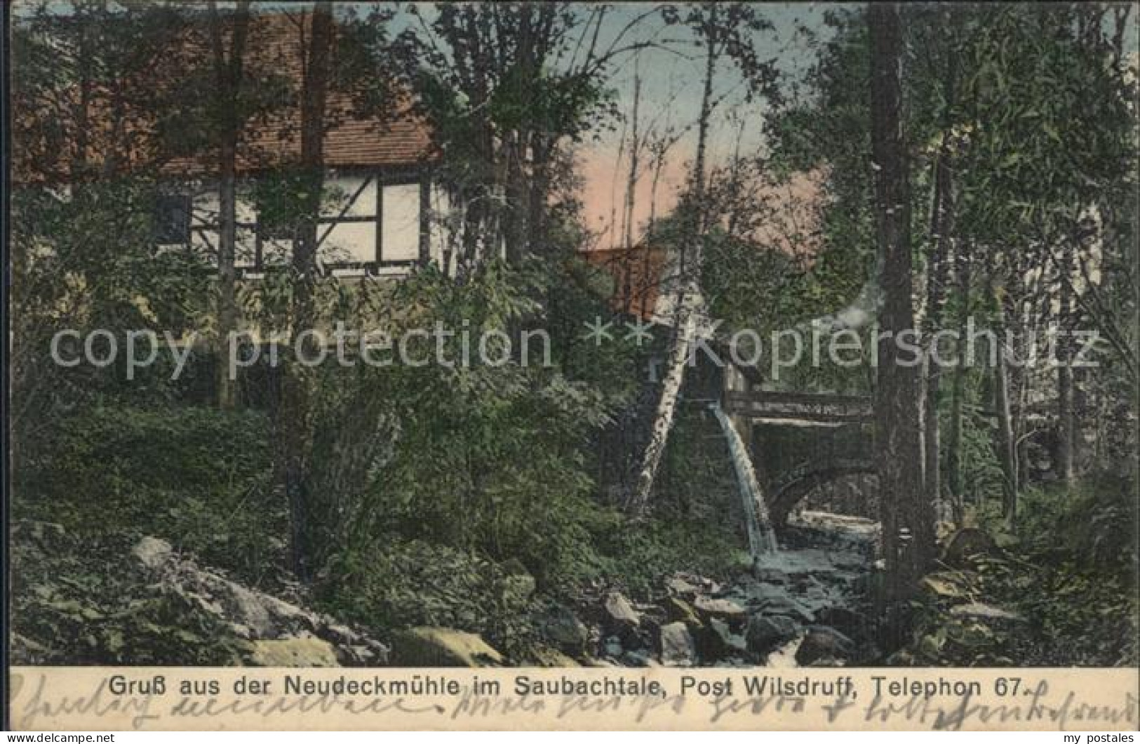 42387760 Wilsdruff Neudeckmuehle Im Saubachtal Partie Am Bach Wilsdruff - Herzogswalde