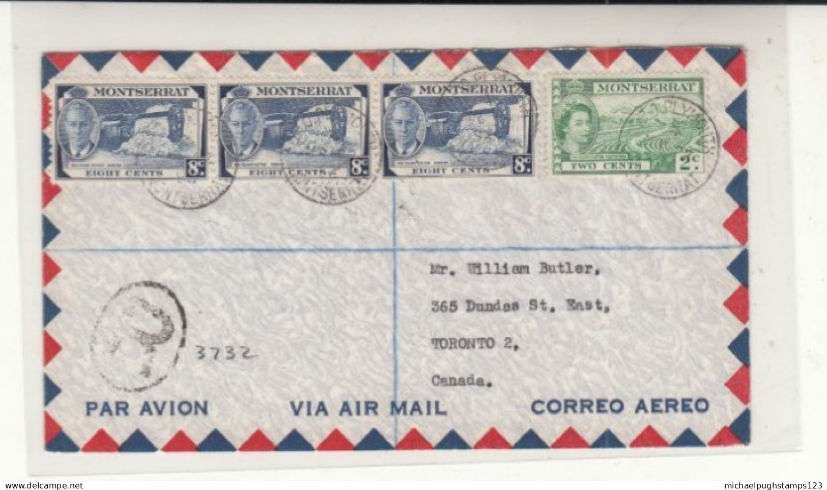 Montserrat / Airmail / Canada - Montserrat