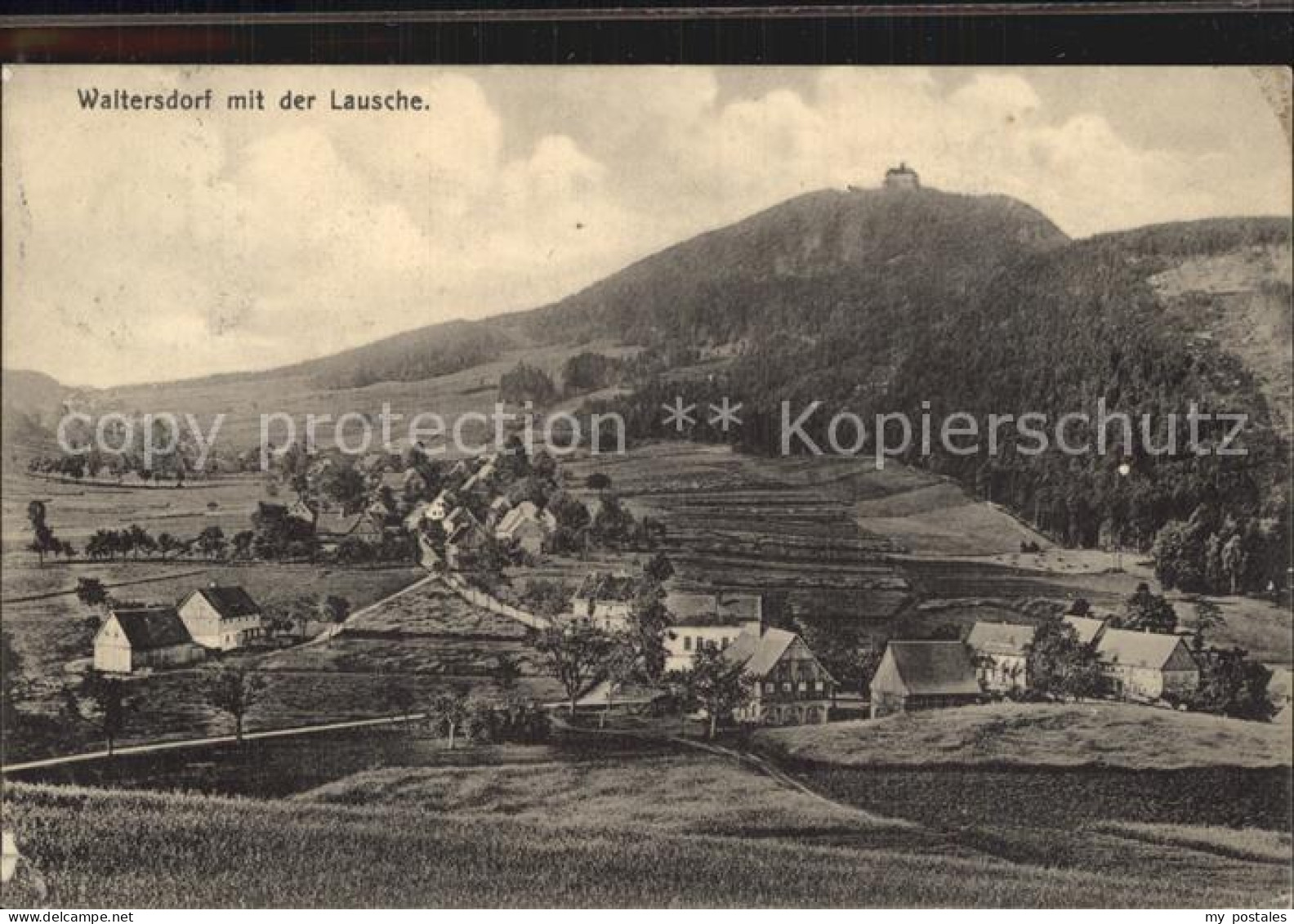 42386790 Waltersdorf Zittau Panorama Mit Berg Lausche Zittauer Gebirge Waltersdo - Grossschoenau (Sachsen)