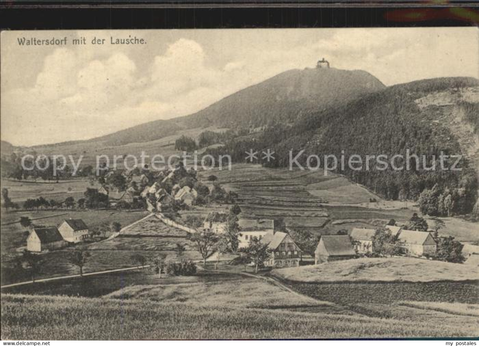 42386784 Waltersdorf Zittau Panorama Mit Berg Lausche Zittauer Gebirge Waltersdo - Grossschoenau (Sachsen)