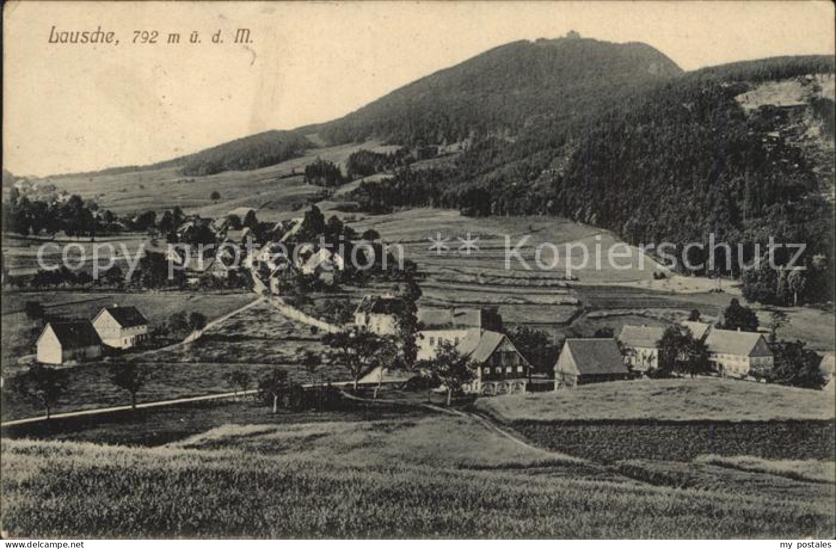 42386769 Waltersdorf Zittau Gesamtansicht Mit Berg Lausche Waltersdorf Zittau - Grossschoenau (Sachsen)