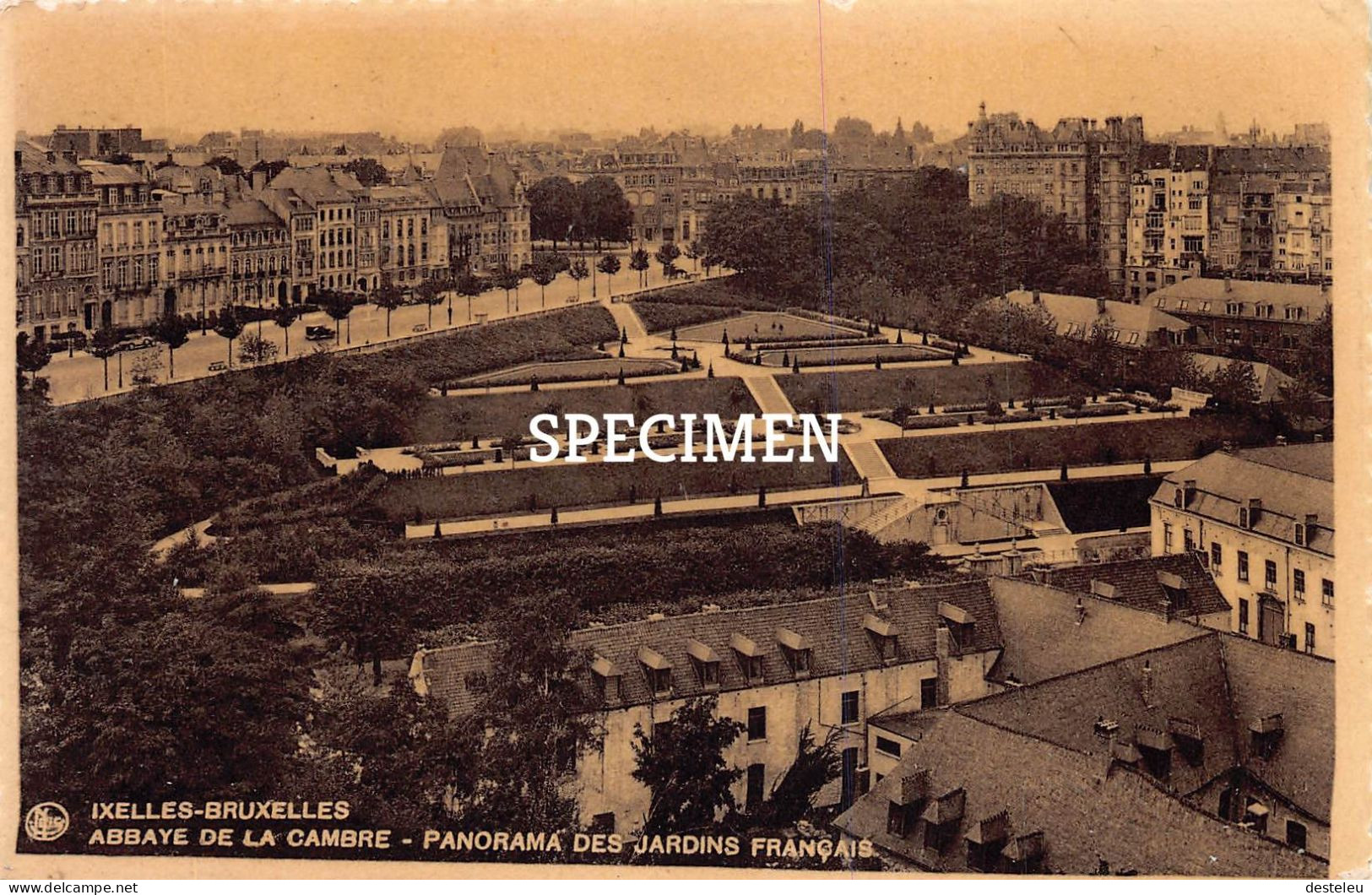 Abbaye De La Cambre - Panorama Des Jardins Français - Ixelles - Elsene - Elsene - Ixelles