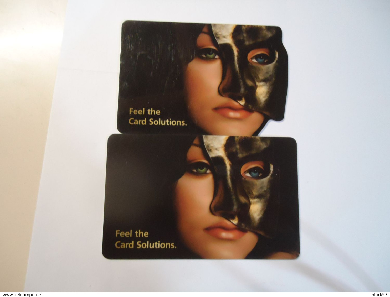 GERMANY 2  CARDS  DIFFERENT SPS WOMEN FEEL THE CARD SOLUTIONS  2 SCAN - Andere & Zonder Classificatie