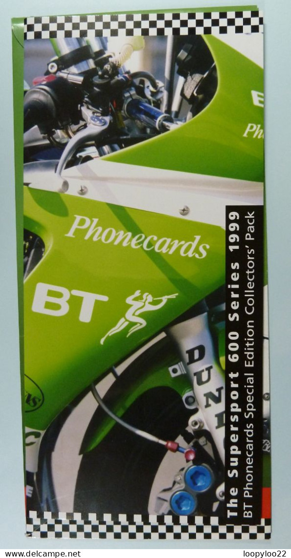 UK - BT - Chip - The Supersport 600 Series 1999 - Motorbikes - Set Of 6 Cards - Mint In Folder With Original Envelope - Otros & Sin Clasificación