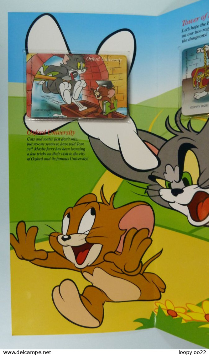 UK - BT - Chip - Tom &  Jerry - Set Of 5 Cards - Limited Edition - Mint In Folder With Original Envelope - Other & Unclassified