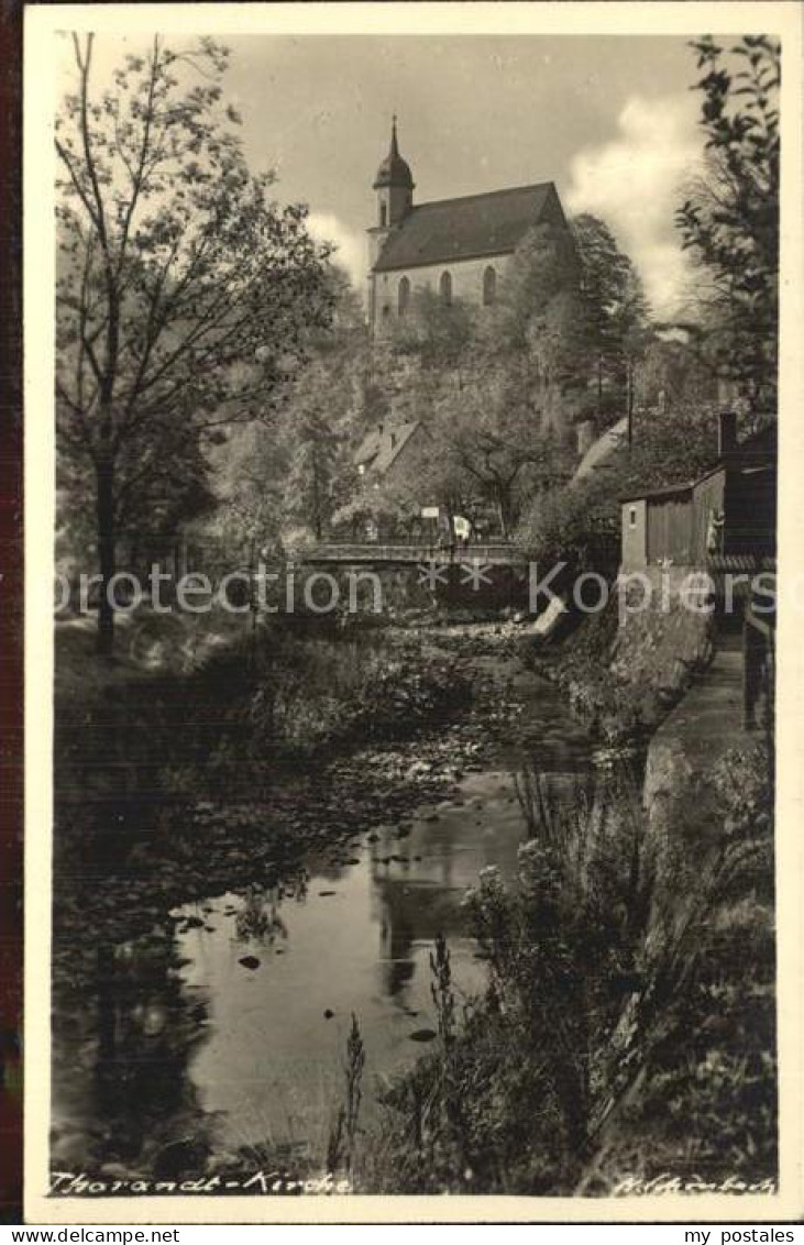 42380072 Tharandt Partie Am Fluss Kirche Tharandt - Tharandt