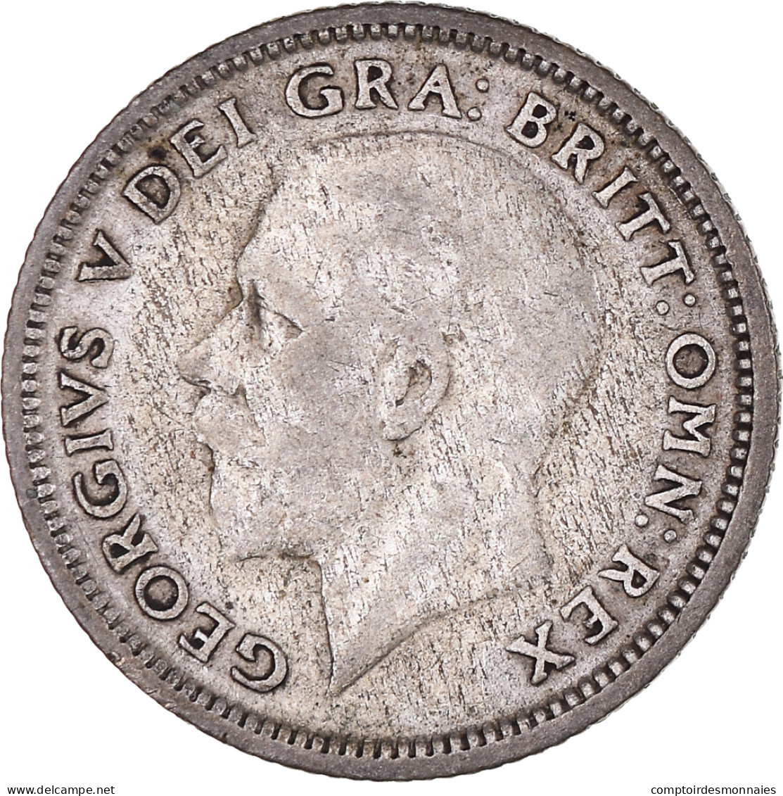 Monnaie, Grande-Bretagne, George V, 6 Pence, 1926, TB+, Argent, KM:815a.2 - H. 6 Pence