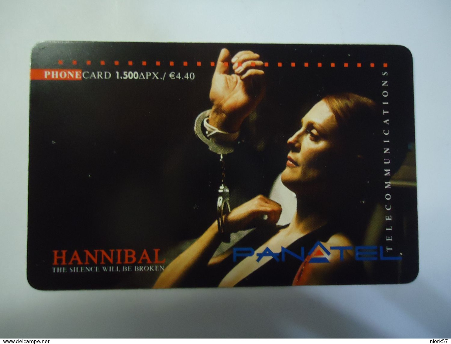 GREECE   PREPAID CARDS  CINEMA HANNIBAL - Kino