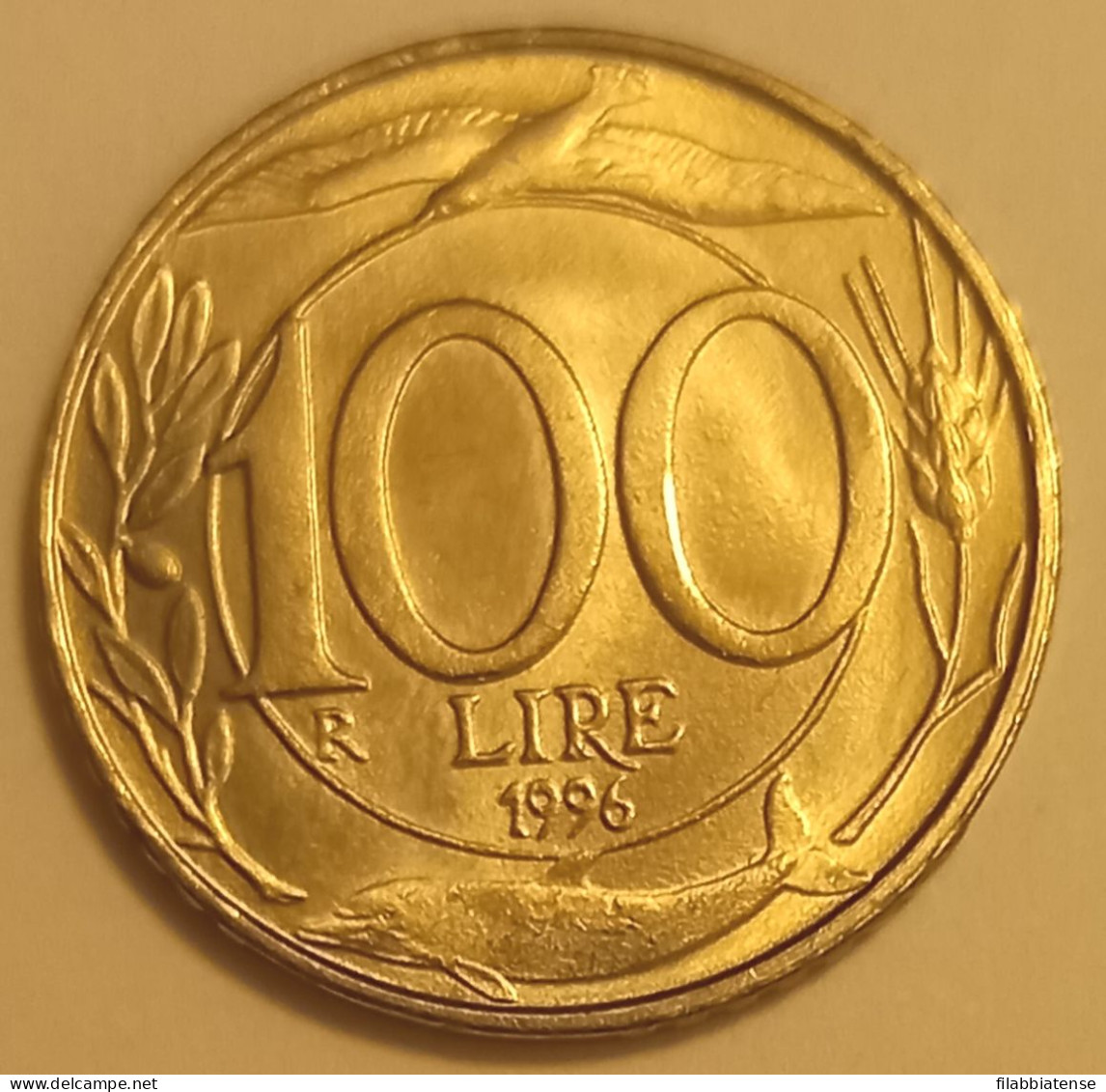 1996 - Italia 100 Lire    ------ - 100 Liras