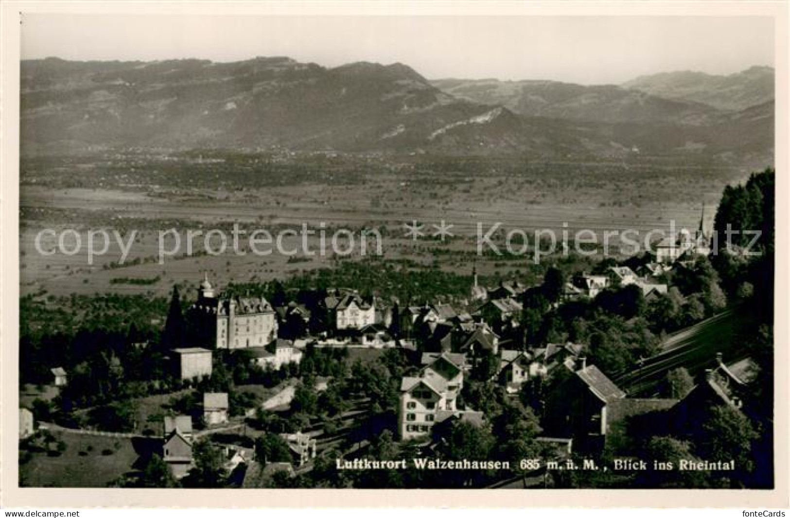 13729983 Walzenhausen AR Blick Ins Rheintal Walzenhausen AR - Other & Unclassified