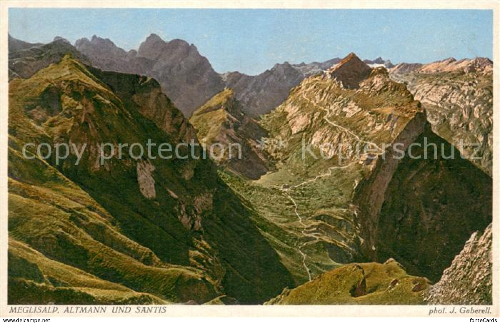 13726933 Meglisalp 1520m Altmann AR Und Saentis Panorama  - Other & Unclassified