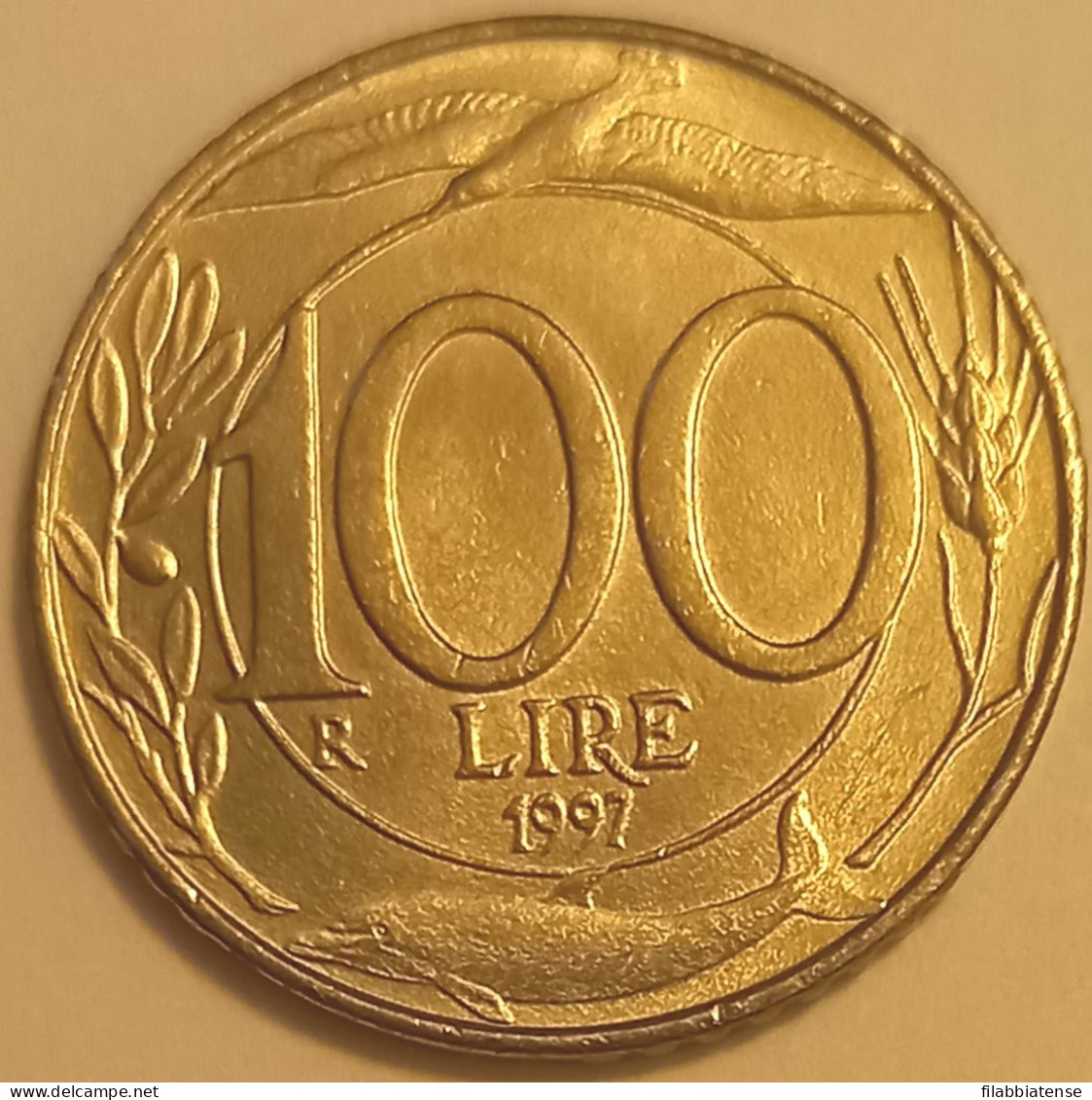 1997 - Italia 100 Lire     ------- - 100 Liras