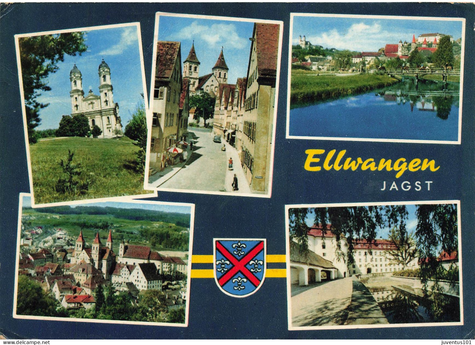 CPSM Ellwangen Jagst-Multivues-RARE        L2465 - Ellwangen