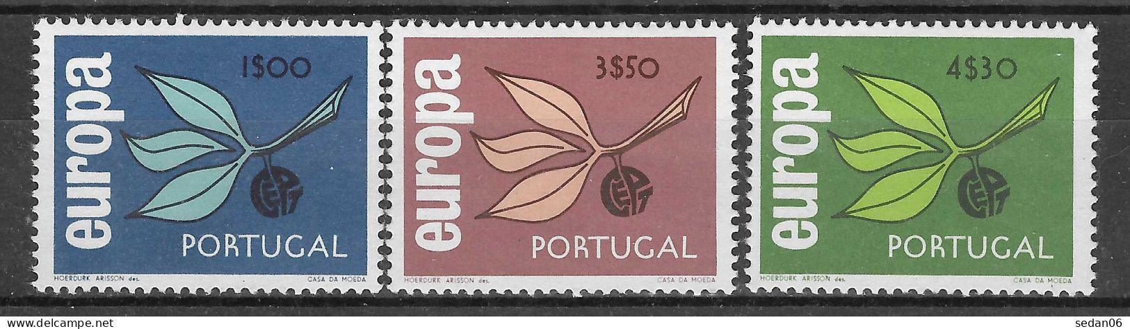 PORTUGAL N°971/973** (Europa 1965) - COTE 25.00 € - 1965