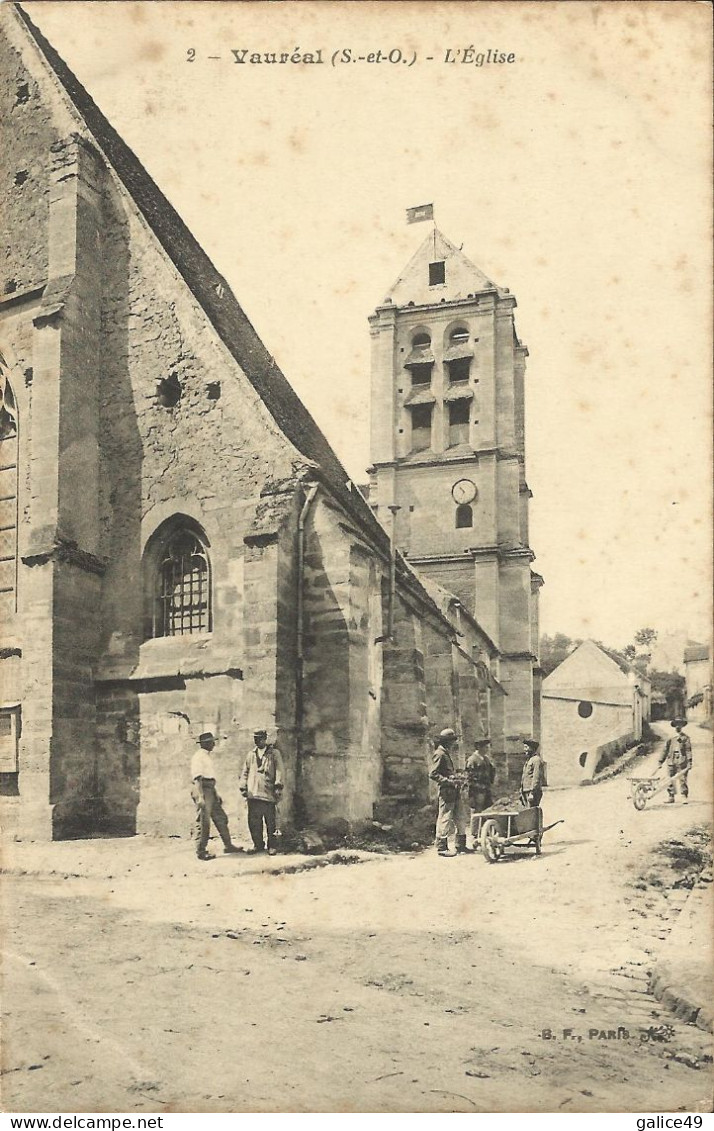 6927 CPA Vauréal - L'Eglise - Vauréal