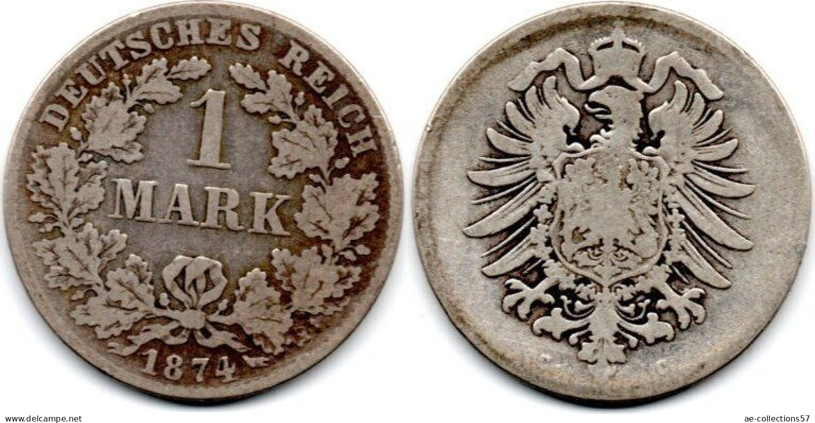 MA 29323 / Allemagne - Deutschland - Germany 1 Mark 1874 C TB - 1 Mark