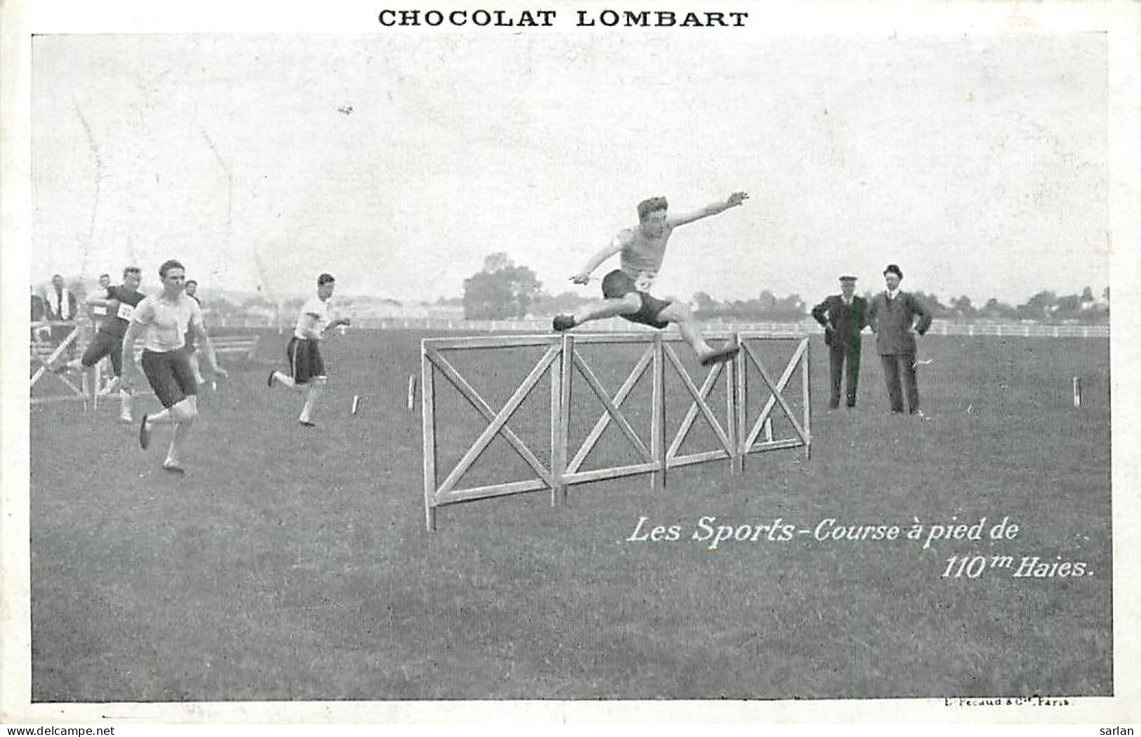 Chocolat Lombart , Les Spots , Course A Pied 110 M Haies , * 243 65 - Athlétisme
