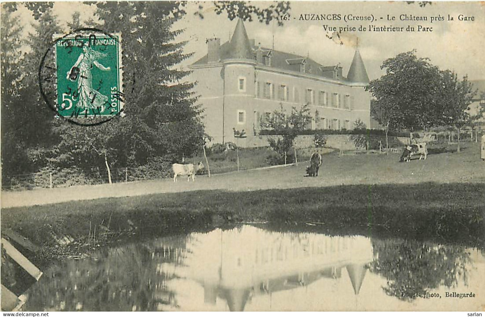 23 , AUZANCES , Le Chateau Pres La Gare , * 243 93 - Auzances