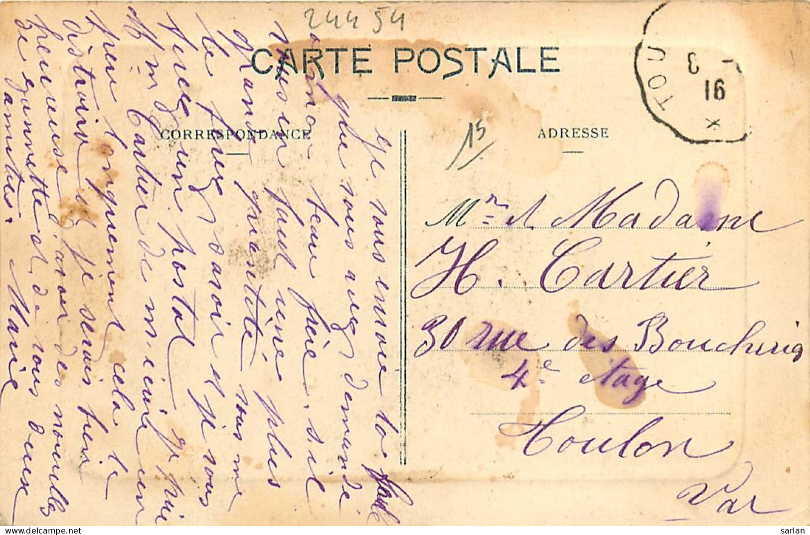 83 , LA GARDE FREINET , La Poste , * 244 54 - La Garde Freinet