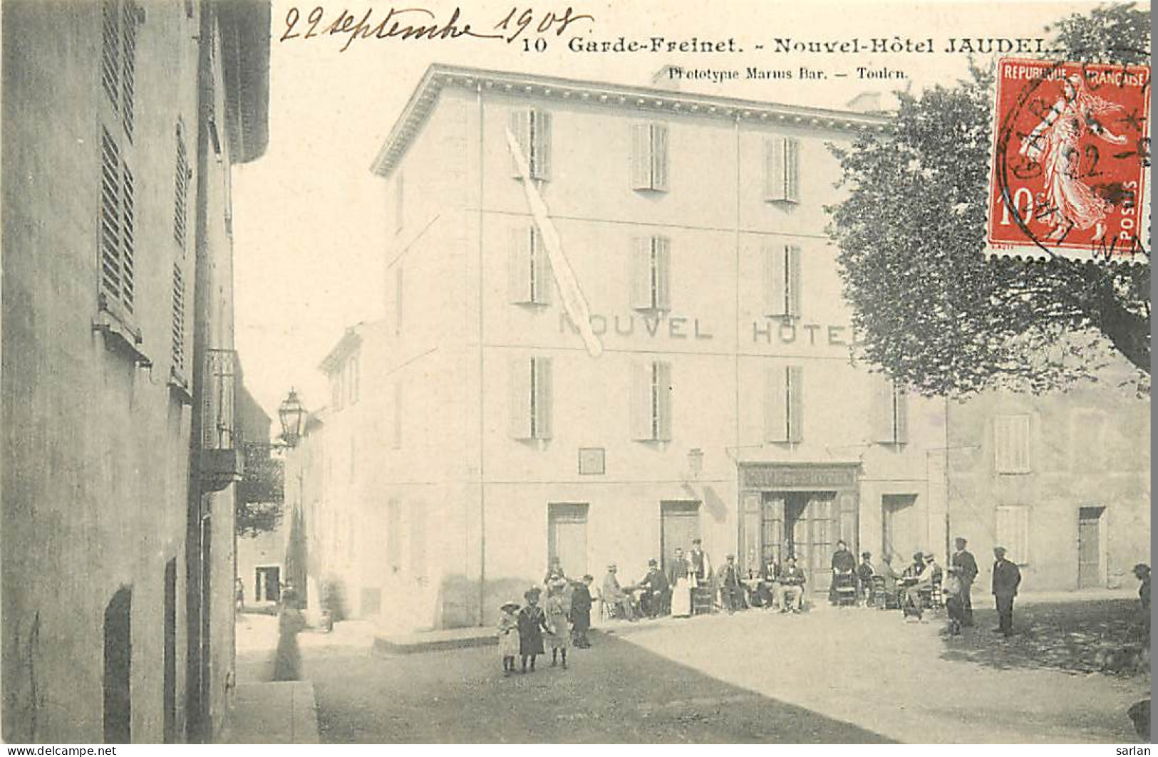 83 , LA GARDE FREINET , Nouvel Hotel Jaudet , * 244 79 - La Garde Freinet