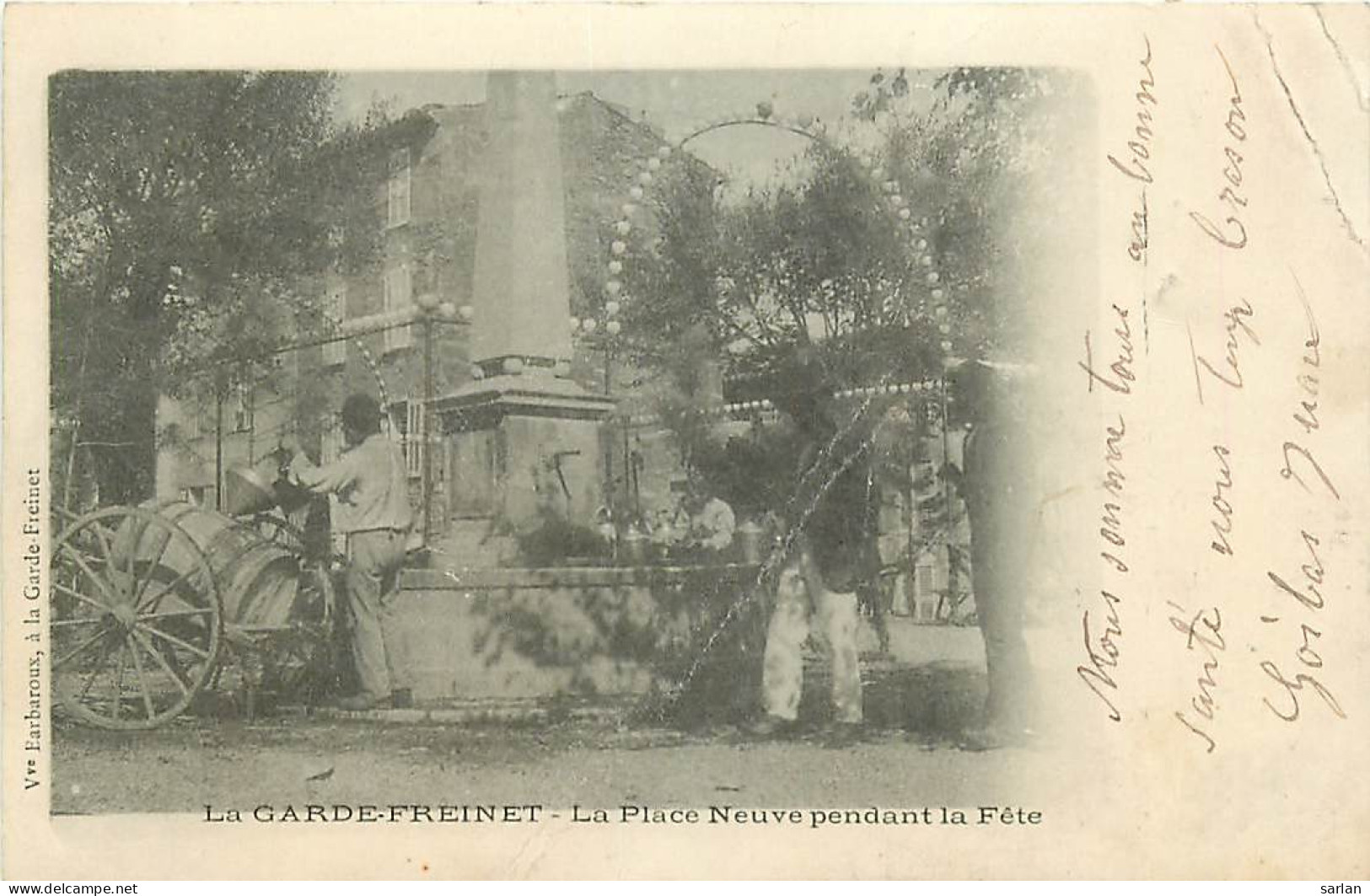 83 , LA GARDE FREINET , Place Neuve Pendant La Fete , * 252 11 - La Garde Freinet