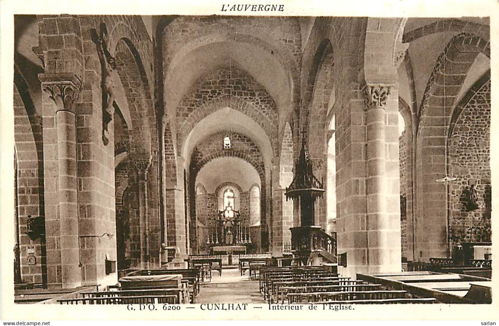 63 , LIVRADOIS FOREZ , CUNLHAT , Eglise , * 253 72 - Cunlhat