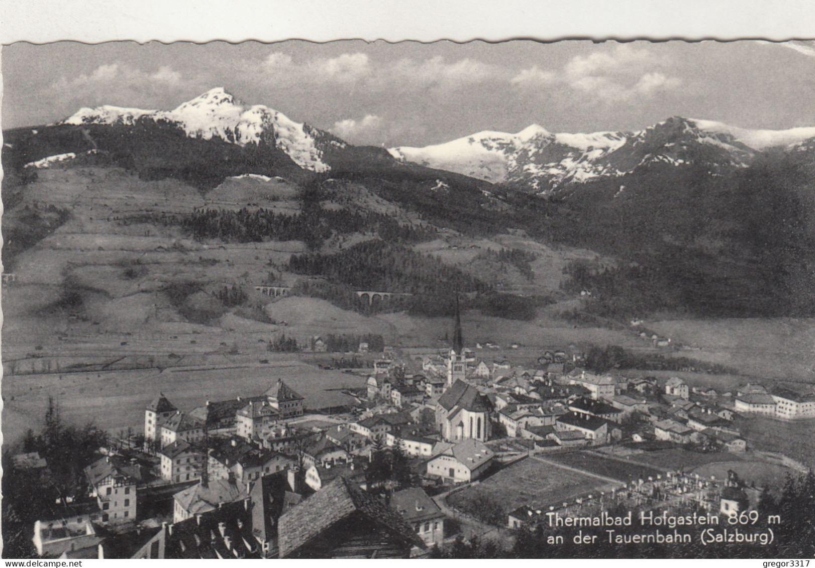 E1083) Thermalbad HOFGASTEIN An Der Tauernbahn - Kirche Häuser TOP DETAILS Alt ! - Bad Hofgastein