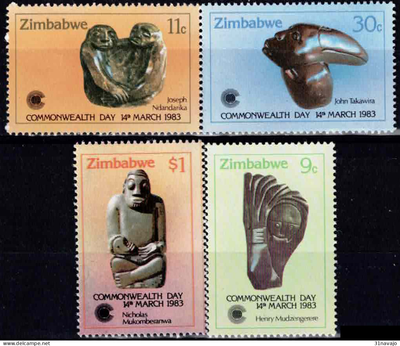 ZIMBABWE - Journée Du Commonwealth - Zimbabwe (1980-...)