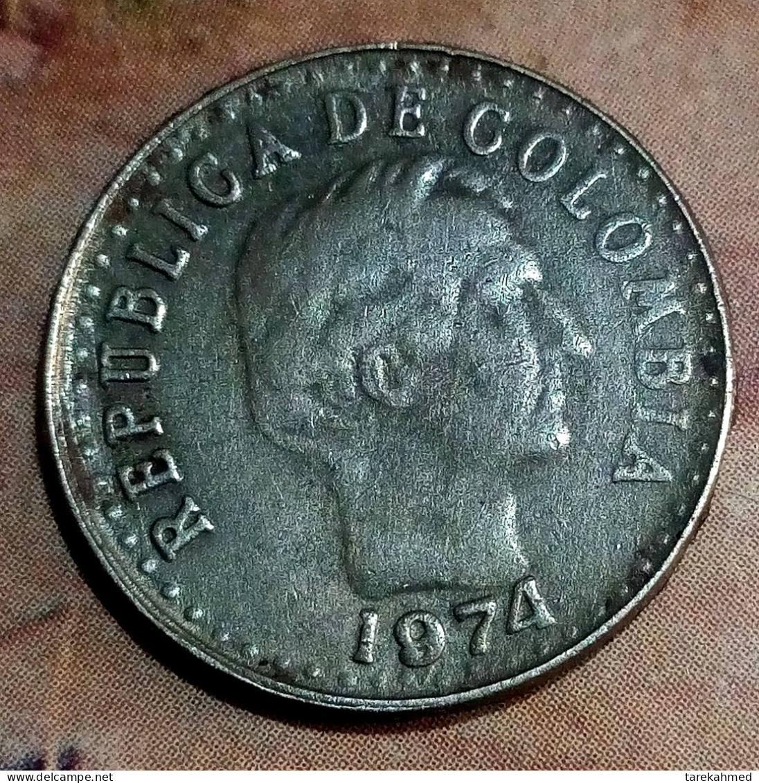 Colombia, 10 Centavos, 1974, KM# 253 , Perfect, Agouz - Colombia