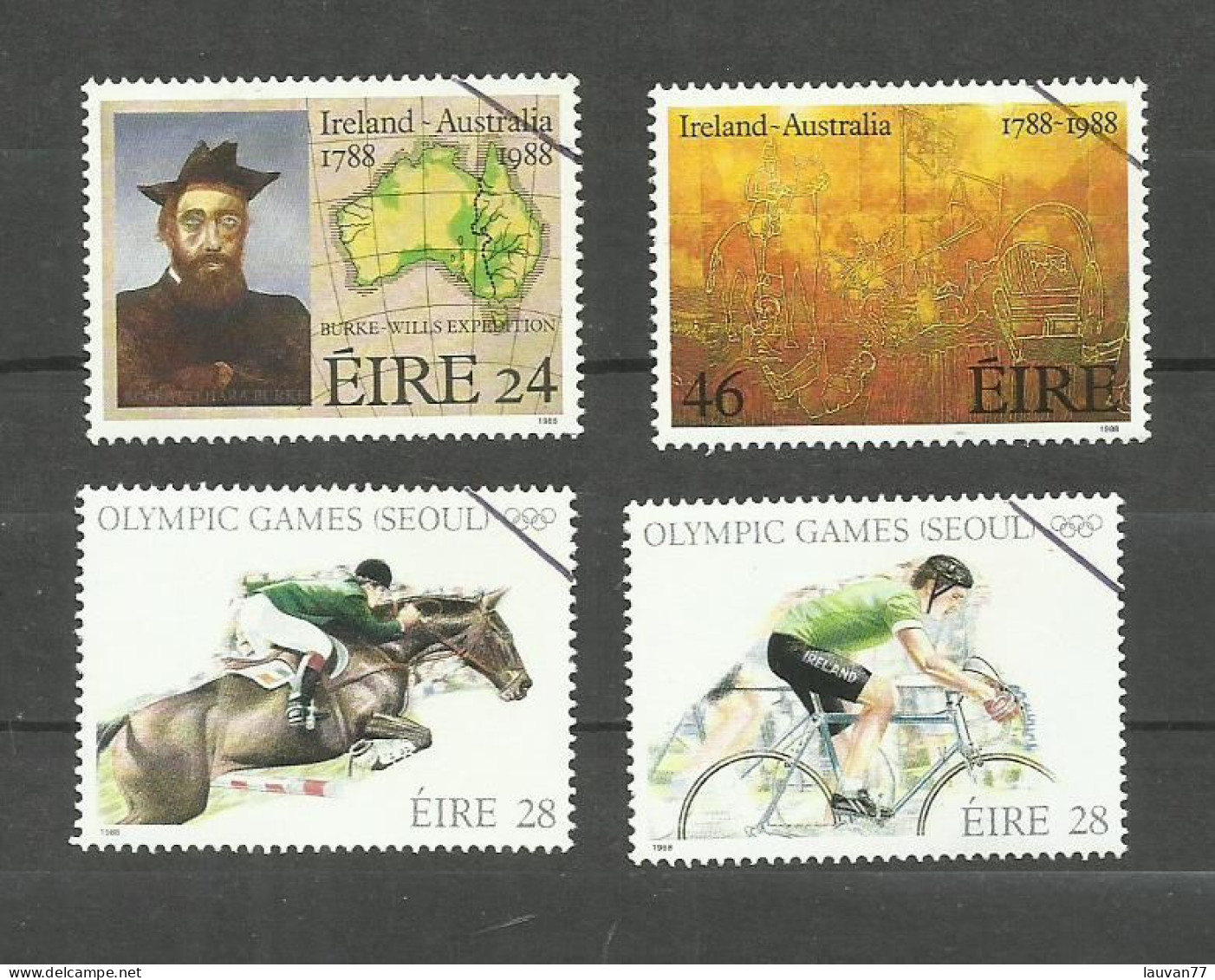 Irlande N°646 à 649 Cote 5.75€ - Usados