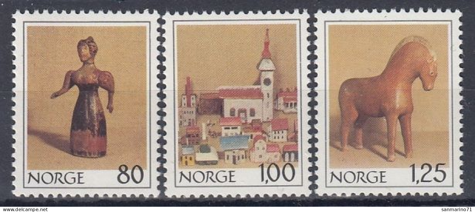 NORWAY 787-789,unused (**) - Unused Stamps