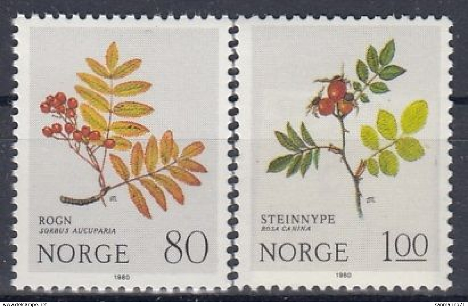 NORWAY 825-826,unused (**) - Unused Stamps