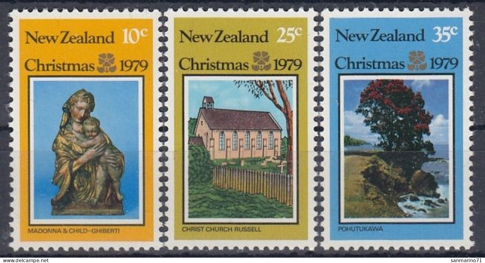 NEW ZEALAND 779-781,unused (**) Christmas 1979 - Unused Stamps