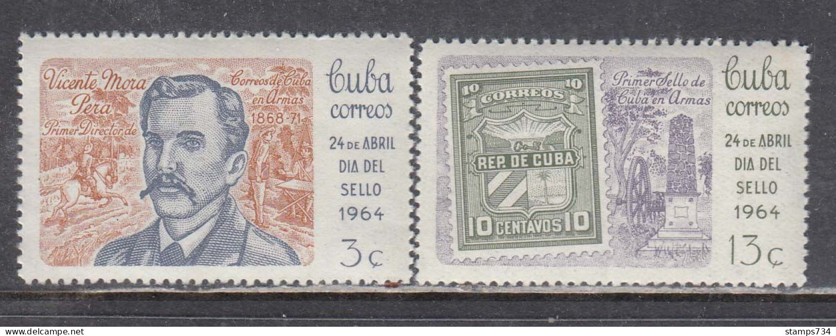 Cuba 1964 - Day Of The Stamp, Mi-Nr. 886/87, MNH** - Unused Stamps