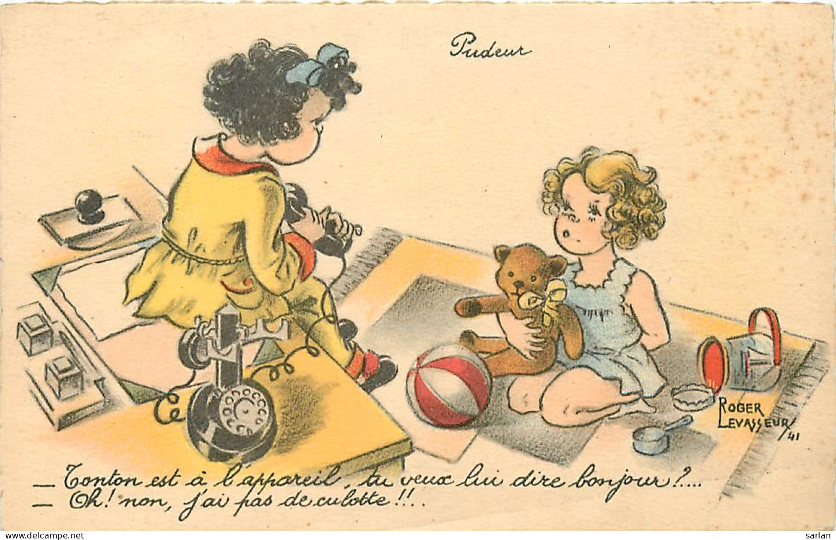 Illustration De Roger LEVASSEUR , Style Germaine Bouret , * 256 62 - Levasseur, Roger