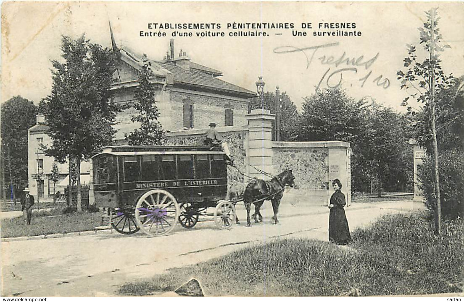 94 , FRESNES , Etablissement Penitentiaire (prison)Entrée D'une Voiture Cellulaire  , * 263 31 - Fresnes