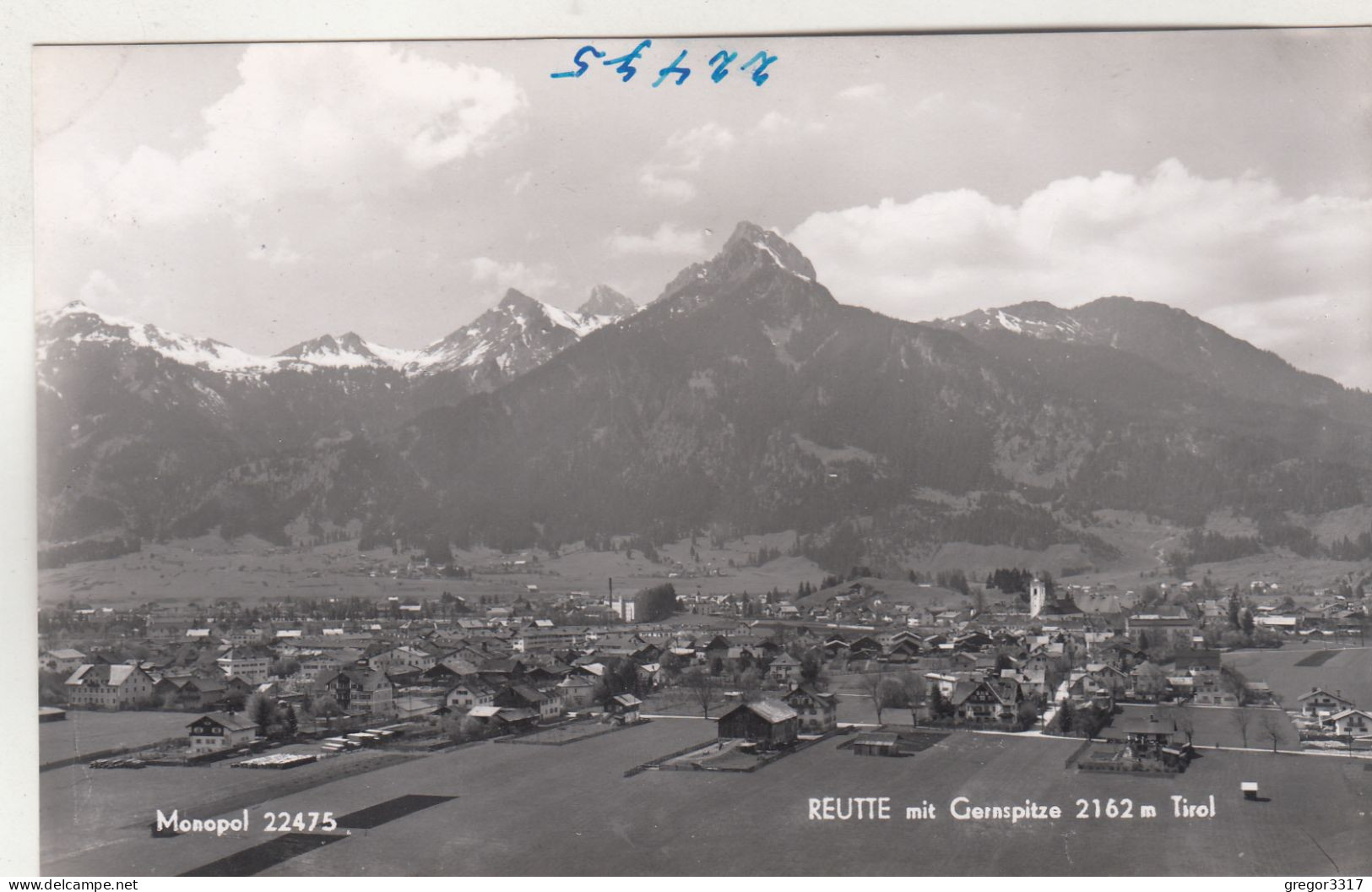 E1132) REUTTE Mit Gernspitze - Ausserfern - Tirol -  Häuser Gärten - Berge - Reutte