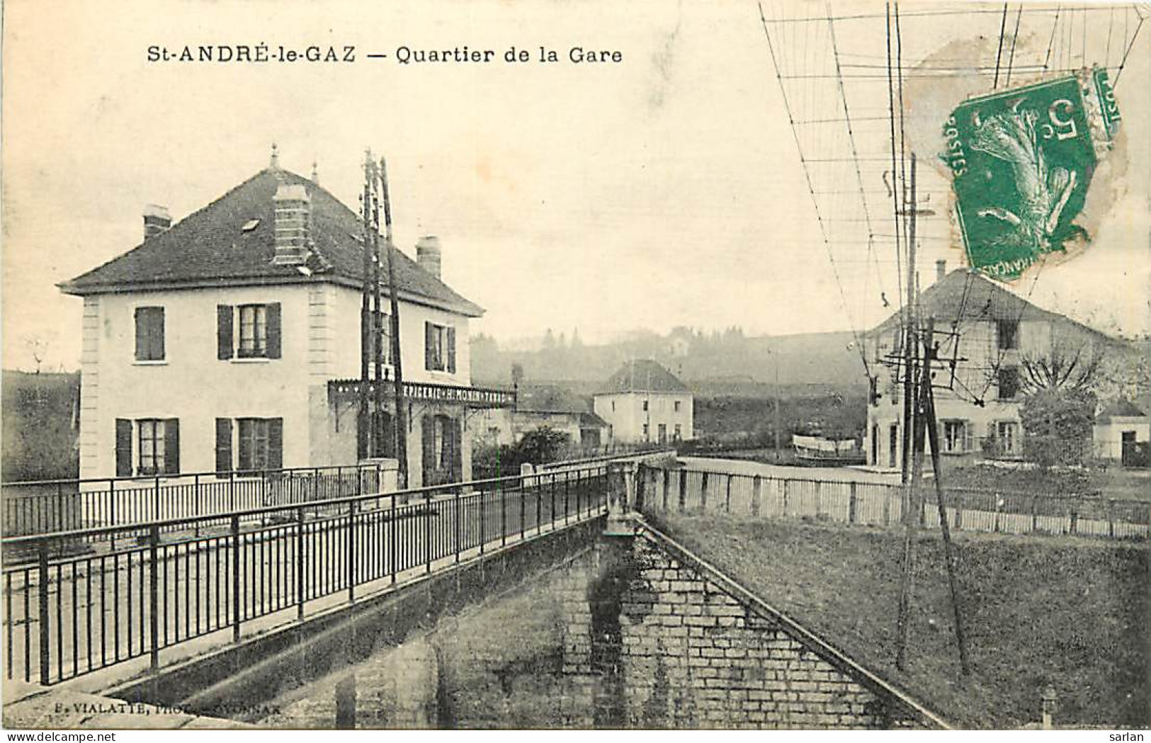 38 , SAINT ANDRE LE GAZ , Quartier De La Gare ,  * 265 41 - Saint-André-le-Gaz