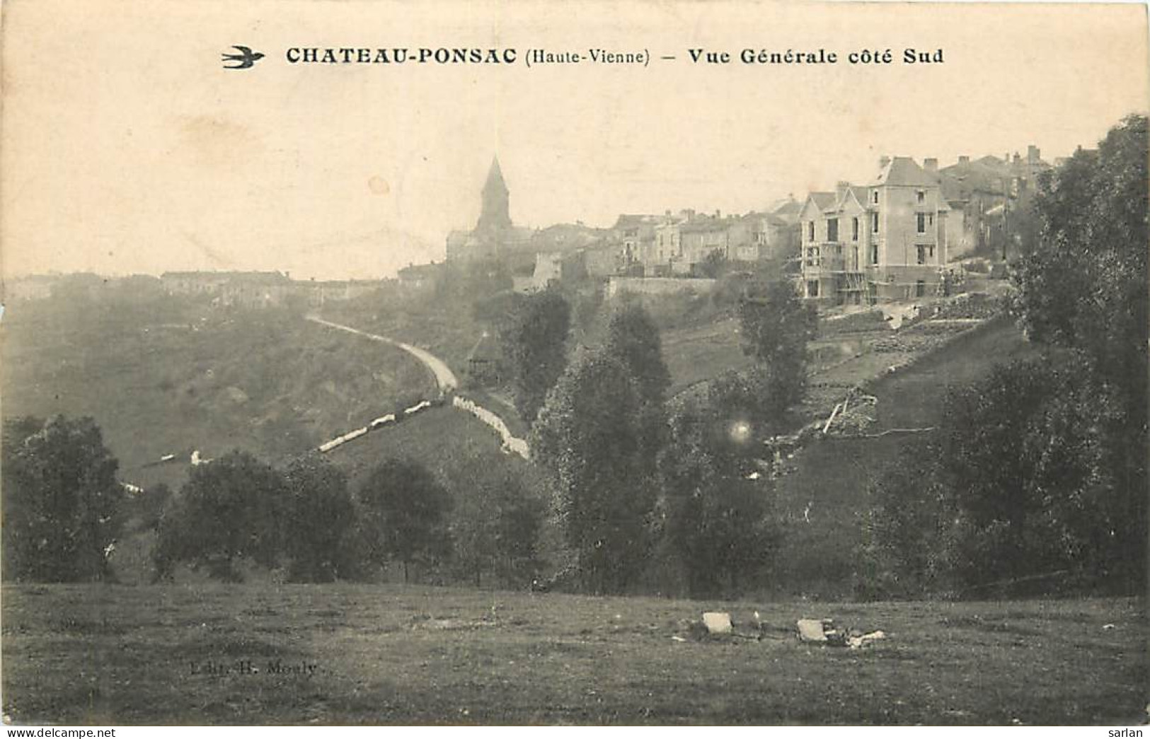 87 , CHATEAUPONSAC , Obliteration Guerre Lieu De Destination Envahi , * 266 45 - Chateauponsac