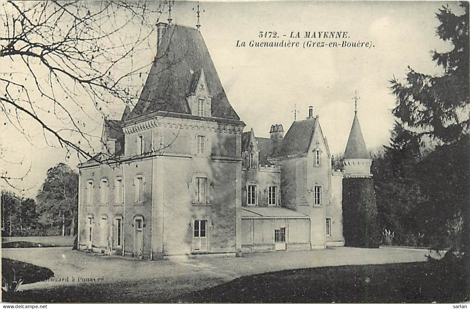 53 , GREZ EN BOUERE , Chateau De La Guenaudiere , * 269 76 - Crez En Bouere