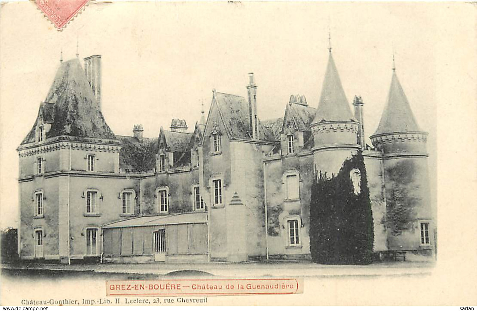 53 , GREZ EN BOUERE , Chateau De La Guenaudiere , * 269 77 - Crez En Bouere