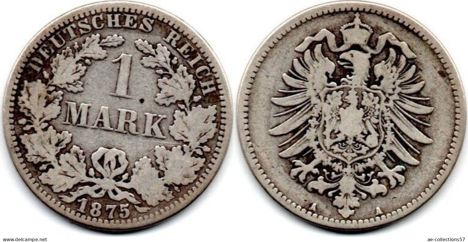 MA 29339 / Allemagne - Deutschland - Germany 1 Mark 1875 A TB+ - 1 Mark