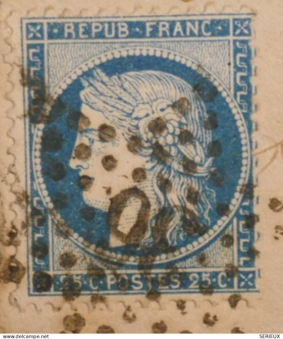 DF20 FRANCE  BELLE LETTRE 1872 ETOILE DE PARIS N°36  A  ST MALO   +N°60+ AFF. INTERESSANT + - 1849-1876: Klassieke Periode