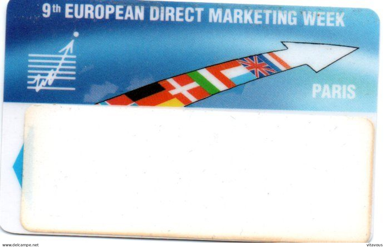 Carte Salon Badge EUROPEAN DIRECT MARKETING  Card Karte (F 572) - Cartes De Salon Et Démonstration